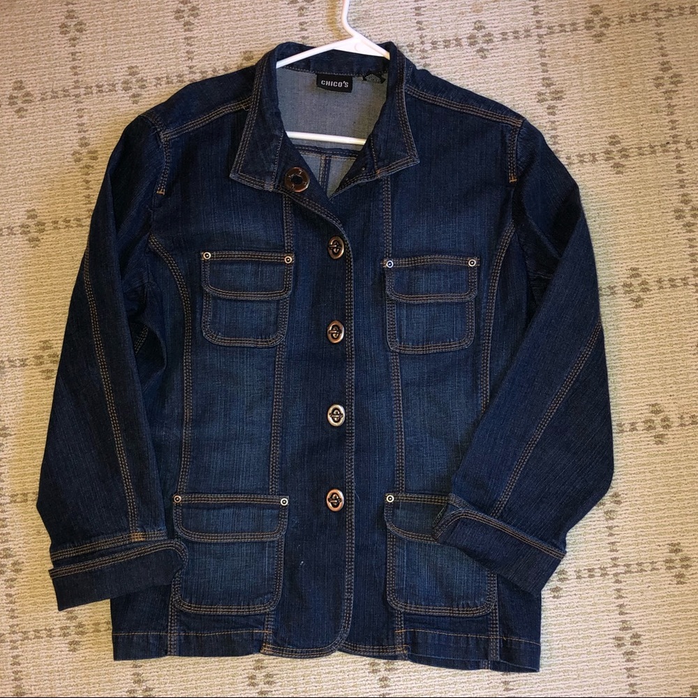 “Chico’s”-Jean jacket